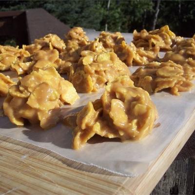 Grama's corn flake peanut butter cookies