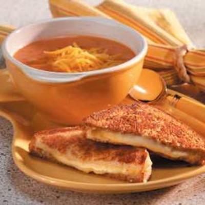 groene chilikaas tomatensoep