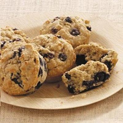 bosbessen havermout cupcakes