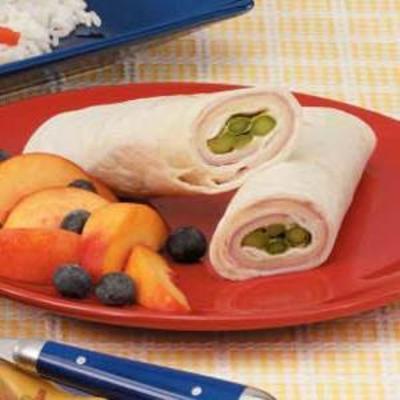 asperges ham wraps