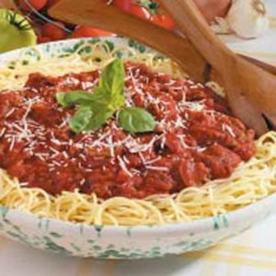 pittige spaghettisaus