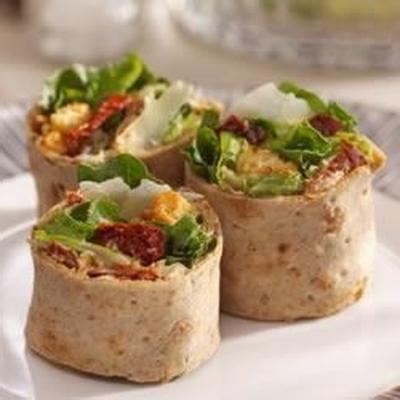 caesar salade pinwheels