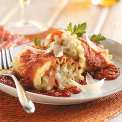 gemakkelijke lasagna-roll-ups