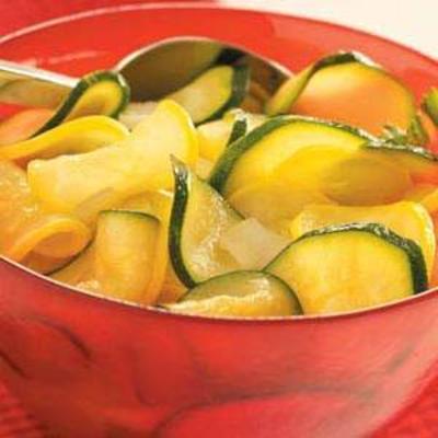 pittige courgette en pompoen