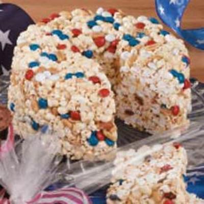 patriottische popcorn cake