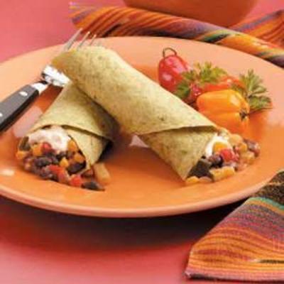 zuidwestelijke veggie wrap