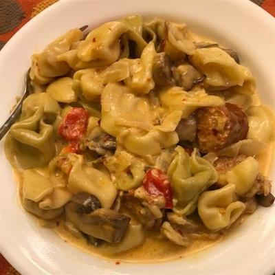 jen's chorizo ​​pasta