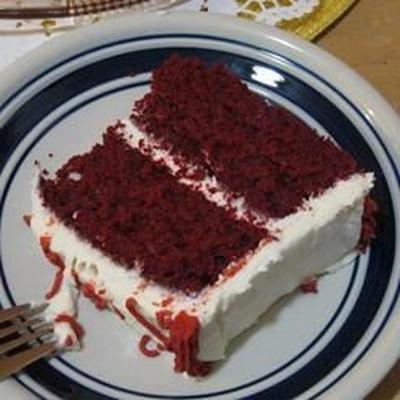 Savannah's perfect verrukkelijke rode fluwelen cake