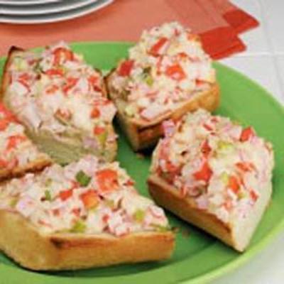 warme of koude krabsalade