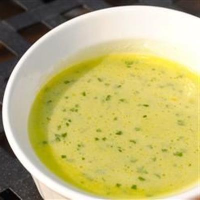 oranje dressing van de vinaigrette