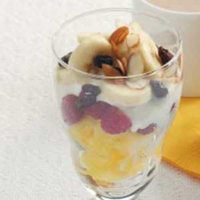 fruitige ontbijtparfait