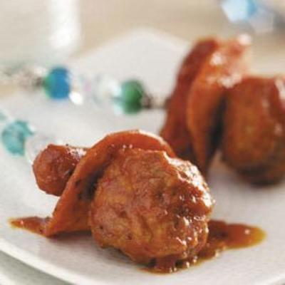 gehaktballen met barbecue