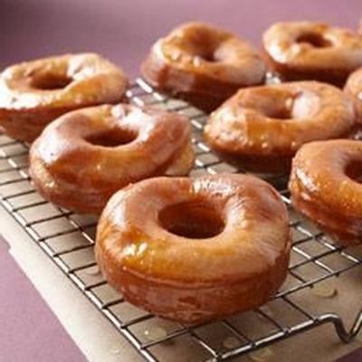 appel cider geglazuurde donuts