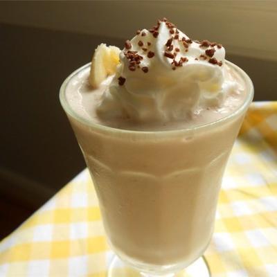 chocolade banaan milkshake