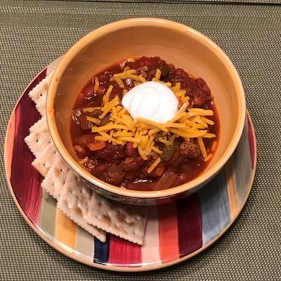 Traditional Chili with Ground Turkey
