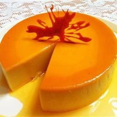 kokosnoot flan (flan de coco y queso)