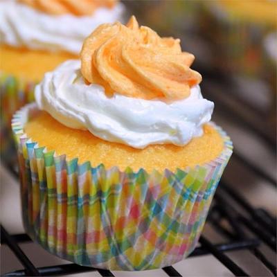 dromerige oranje cupcakes