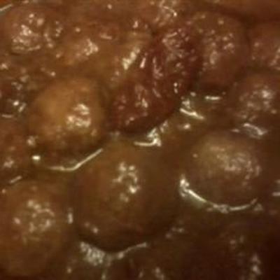 cranberry chipotle gehaktballen