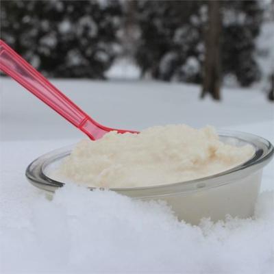 gezoete gecondenseerde melk voor sneeuwijs