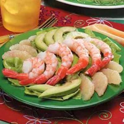 grapefruit garnalensalade