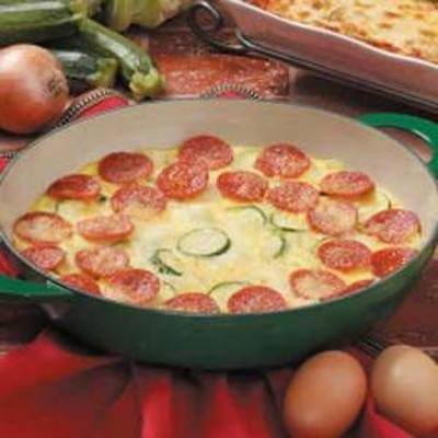 pepperoni frittata