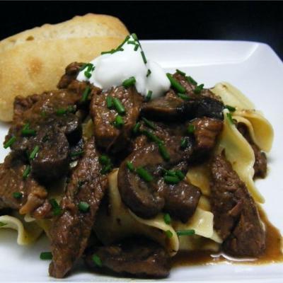 chef-kok John's klassieke beefstroganoff