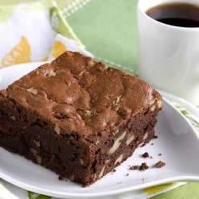 zelfgemaakte chocolade walnoot brownies