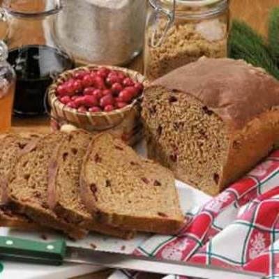 vakantie cranberry gist brood