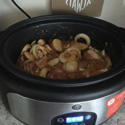 eenvoudige slowcooker varkenskoteletten