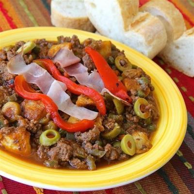 picadillo in Cubaanse stijl