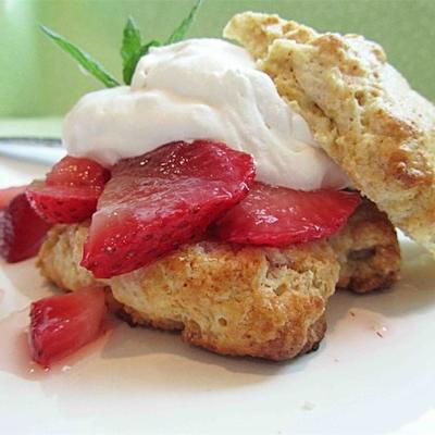 karnemelk aardbei shortcake