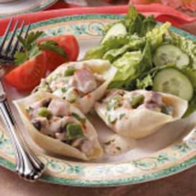 ham-gevulde jumbo shells