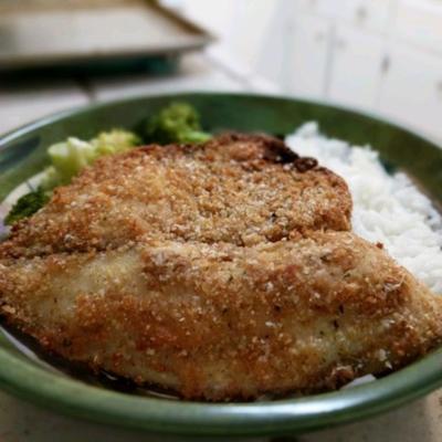 gebakken parmesan tilapia