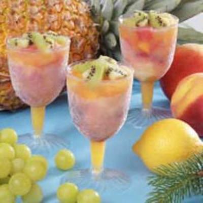 mooie bevroren fruitbekers