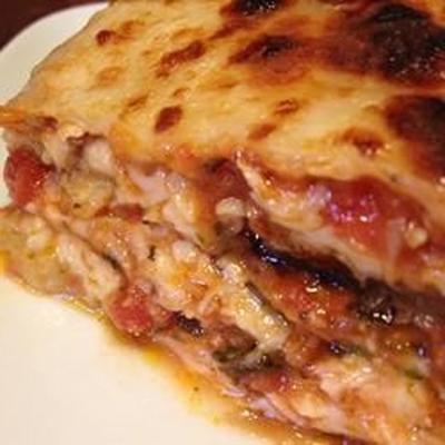 joodse lasagne van aubergines