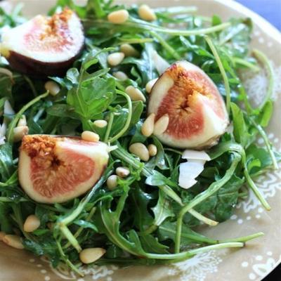 vijgen en rucola salade