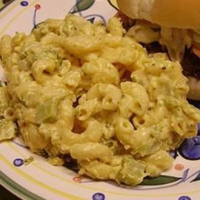 slowcooker macaroni en kaas met broccoli
