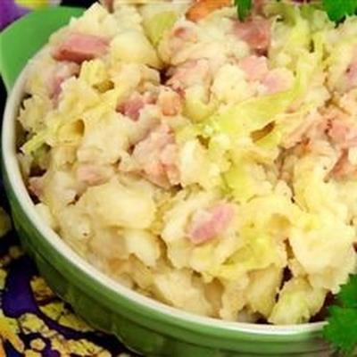 fantastische colcannon (aardappelpuree en kool)