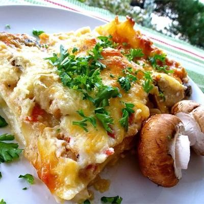 gina's romige champignon-lasagne