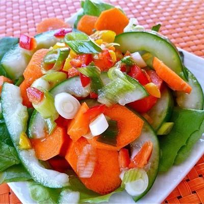komkommer-wortel salade