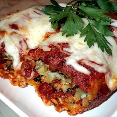 bab's kalkoenpaddestoel lasagna rollen