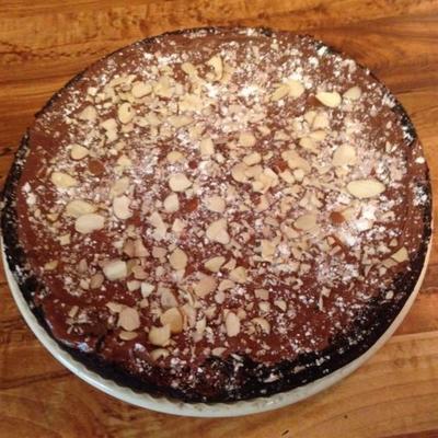 passover dubbele chocolade amandel torte