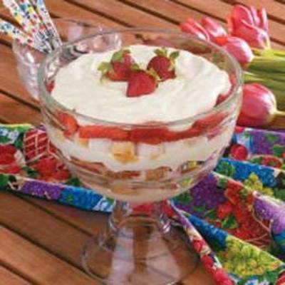 aardbeien 'n' crème trifle