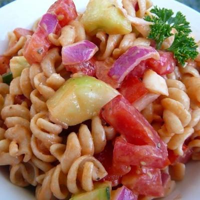 veggie pastasalade