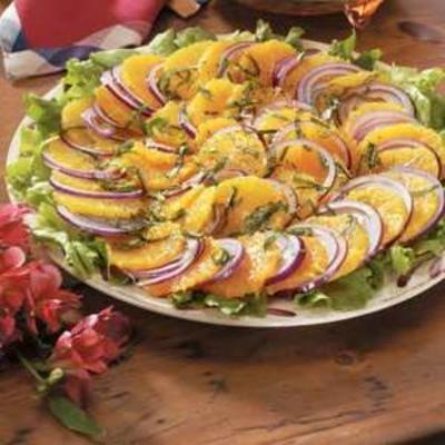 Siciliaanse sinaasappel salade