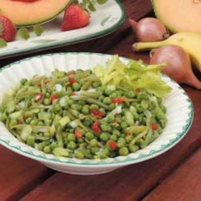 groene bonen 'n' erwtensalade