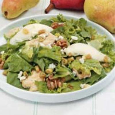 kip en peren gooiden salade
