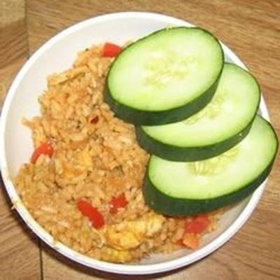 nasi goreng (Indonesische gebakken rijst)