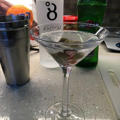 wodka martini-cocktail