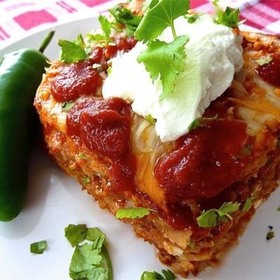 Mexicaanse lasagna lite